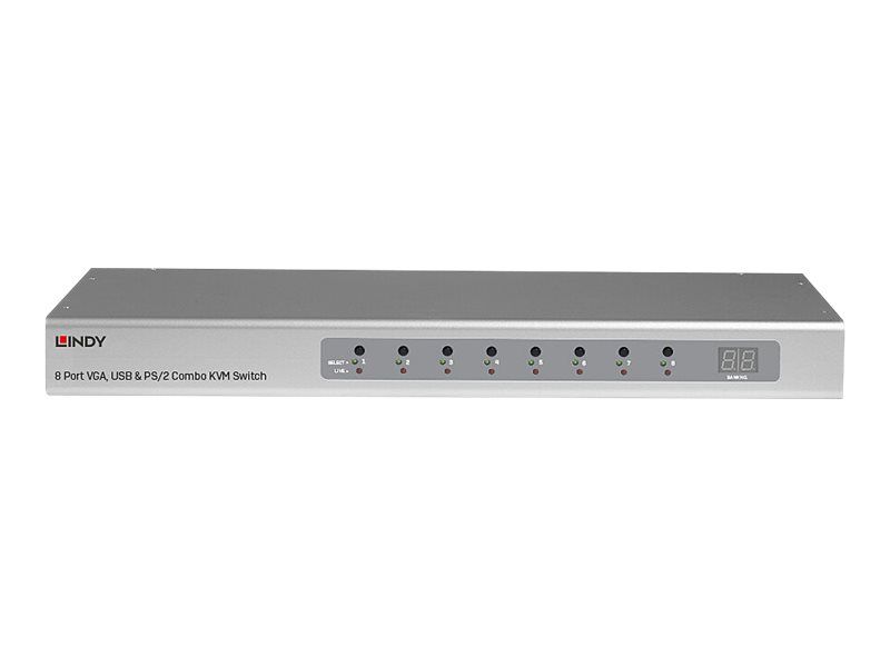 Lindy KVM-Switch - 8 x KVM port(s) - an Rack
