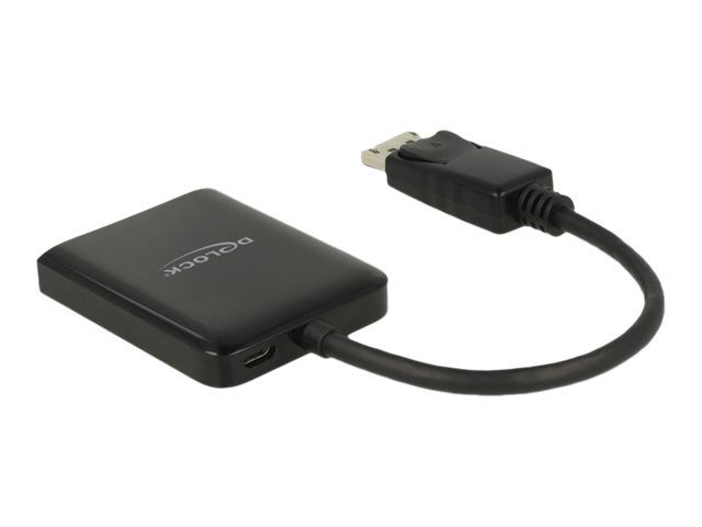 Delock Displayport 1.2 Splitter 1 x Displayport in > 2 x HDMI out 4K 30 Hz Open-Box