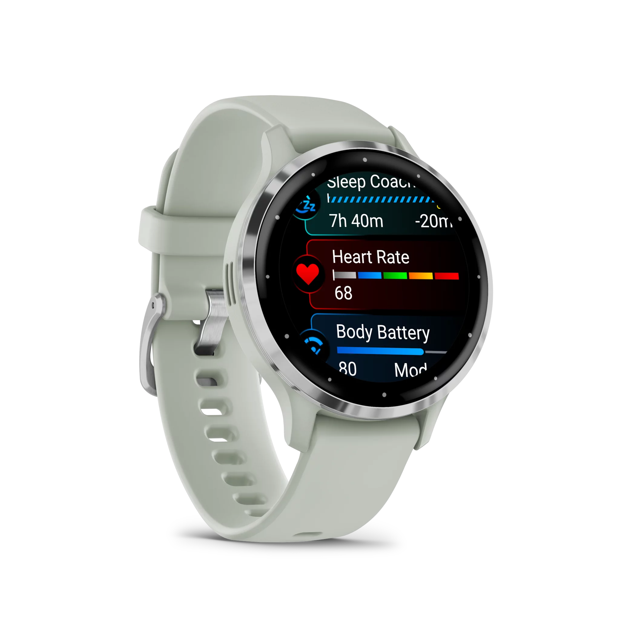 Garmin VENU 3S,  Salbeigrau/Silber