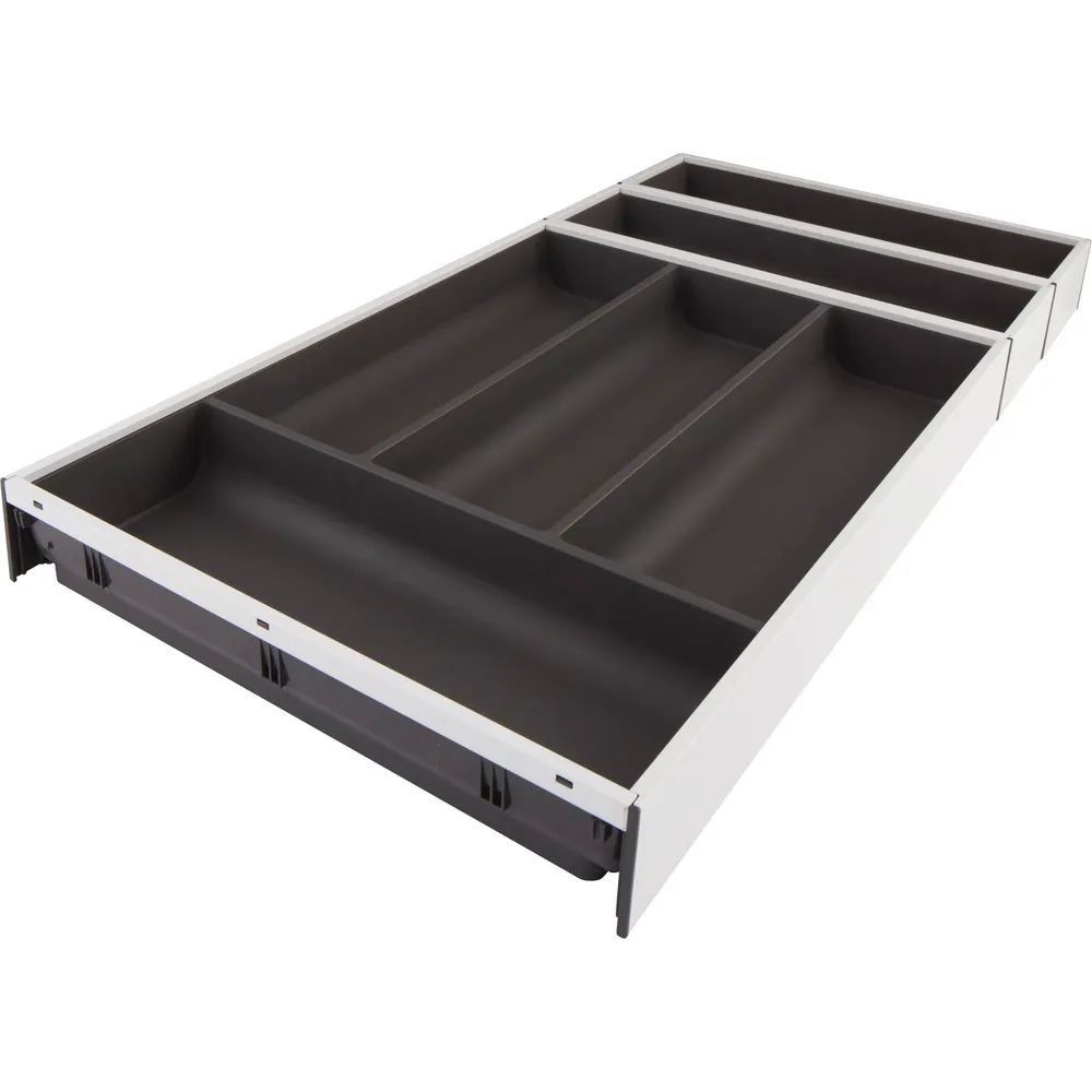BLUM AMBIA-LINE Besteckeinsatz NL650mm,B300mm, Stahl SW/OG
