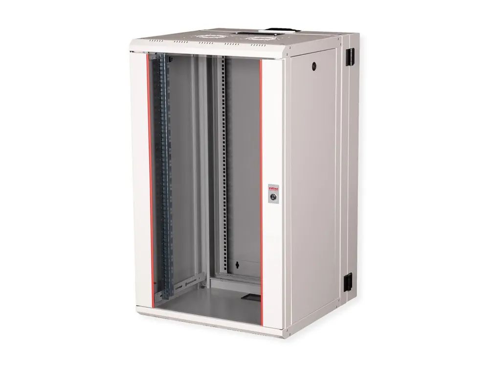 ROLINE Pro - Schrank Netzwerkschrank - zwei-teilig schwenkbar, 600 x 600 mm (B x T)