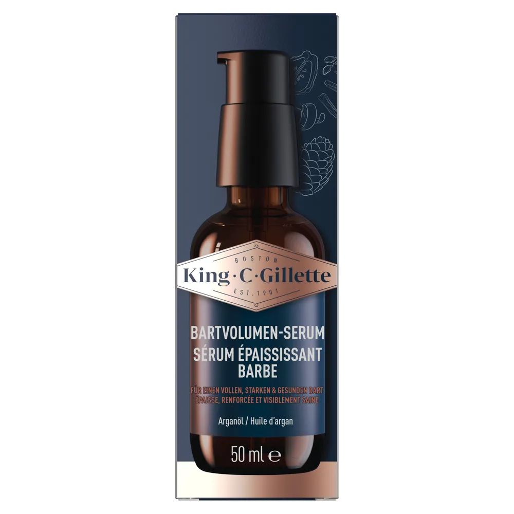 King C. Gillette Bartvolumen Serum 