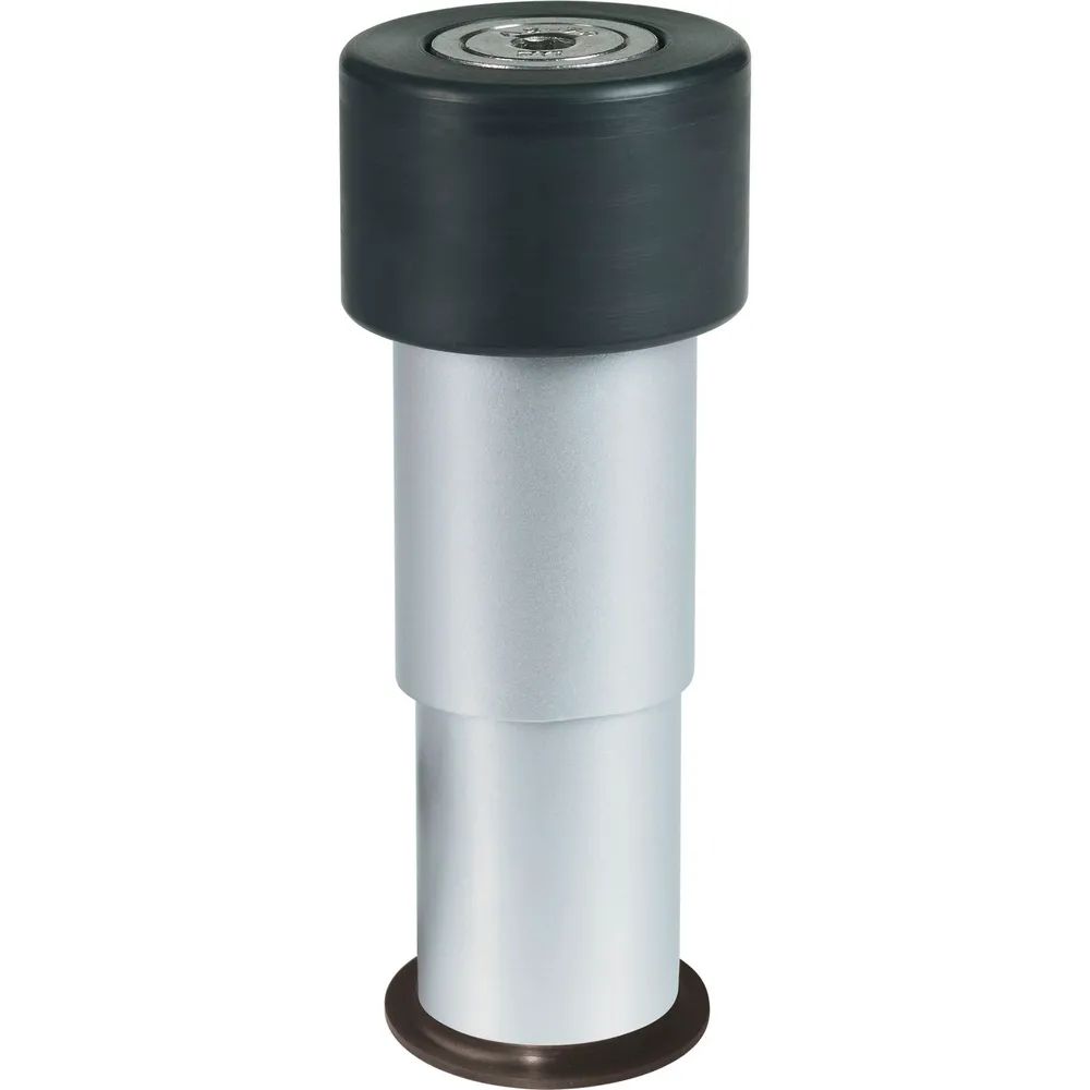 Locinox Torstopper Gatestop, ø 60 mm, Höhe 60 - 140 mm, Aluminium silber