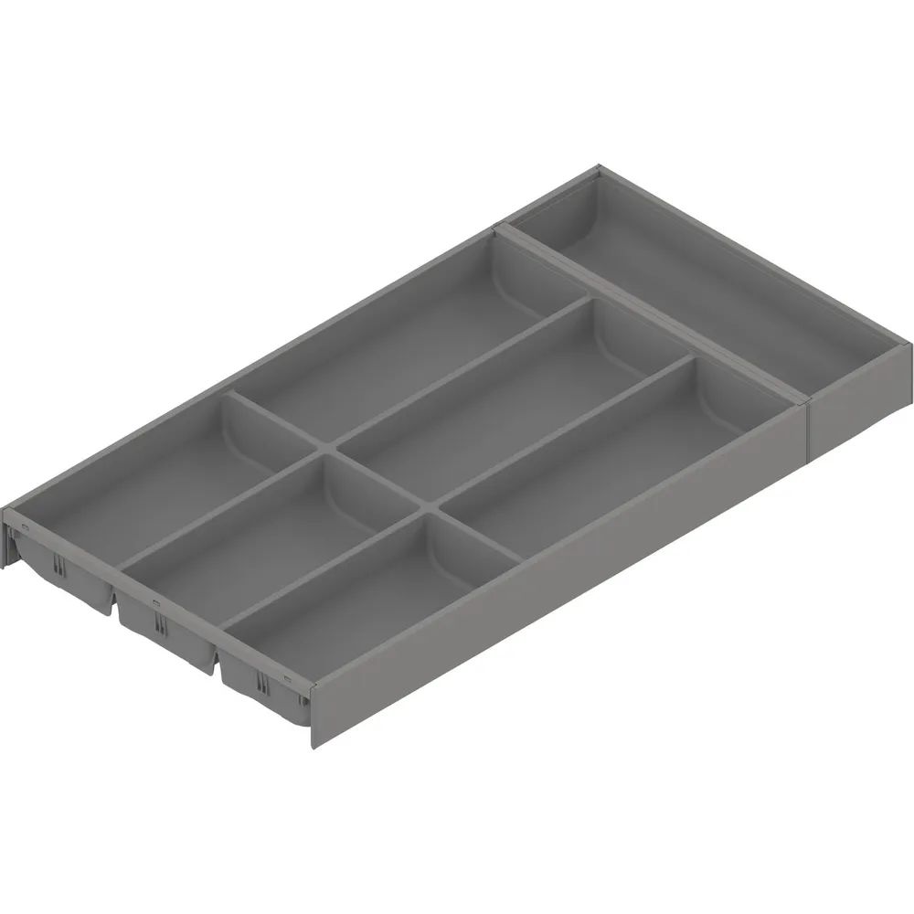 BLUM AMBIA-LINE Besteckeinsatz NL600mm,B300mm, Stahl Indiumgrau
