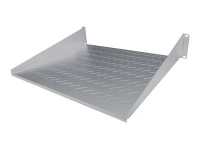Intellinet 19" Cantilever Shelf, 2U, 2-Point Front Mount, 250mm Depth, Max 25kg, Grey, Three Year Warranty - Rack - Regal - Grau, RAL 7035 - 2U - 48.3 cm (19")