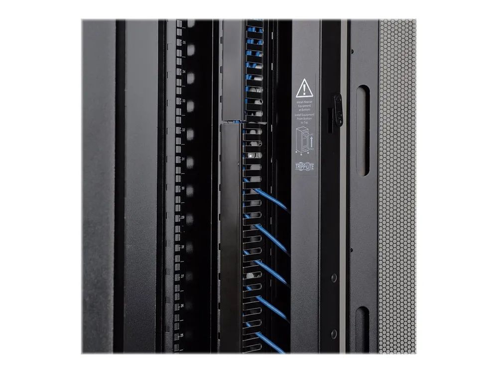 Tripp Eaton Tripp Lite Series 42U Rack Enclosure Server Cabinet w/ Doors & Sides - Schrank Netzwerkschrank - Schwarz - 42HE - 48.3 cm (19")