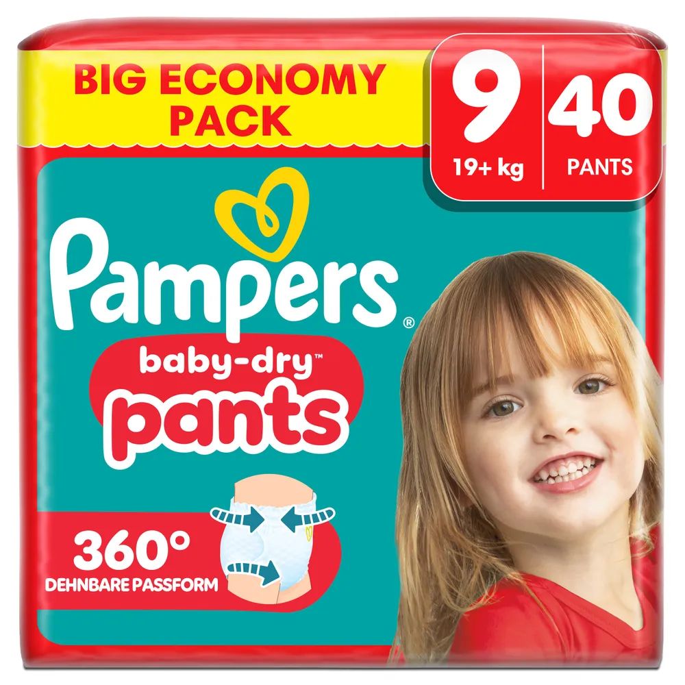 Pampers Baby Dry Pants Gr. 9 Extra Large 19+kg Big 