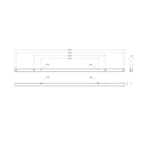 Hagor Adapter VESA 1500/1000/800