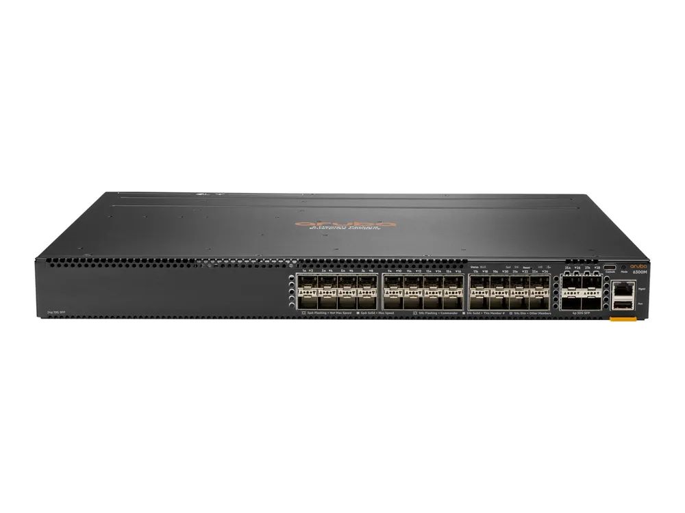 HPE Aruba 6300M - Switch - L3 - managed - 24 x 1 Gigabit / 10 Gigabit SFP+ + 4 x 1 Gigabit / 10 Gigabit / 25 Gigabit / 50 Gigabit SFP56 (Uplink / Stacking)