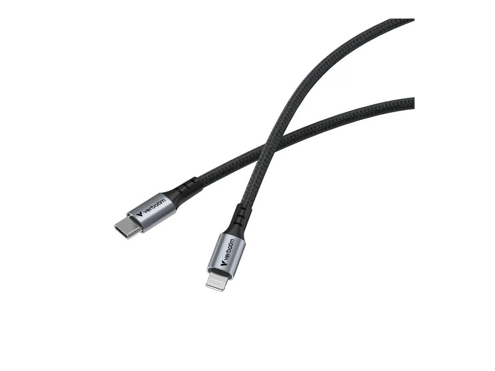 Verbatim Lightning-Kabel - 24 pin USB-C männlich zu Lightning männlich