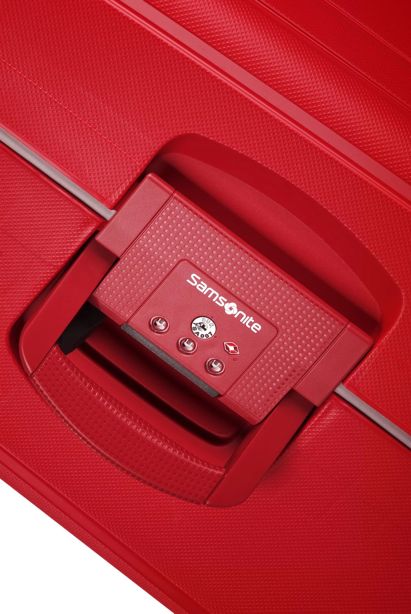 SAMSONITE S'CURE SPINNER 81/30, CRIMSON RED