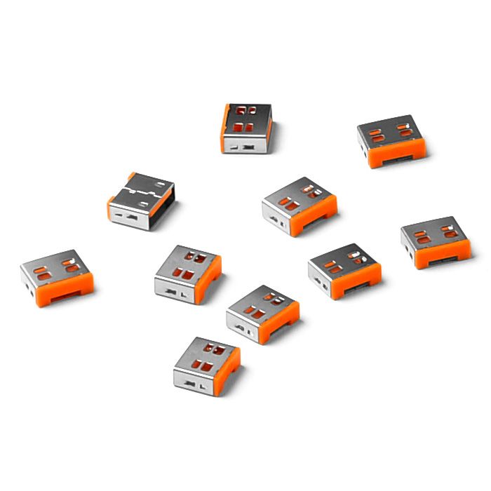 Smart Keeper Basic"USB-A Port" Blocker orange 10 Stk.
