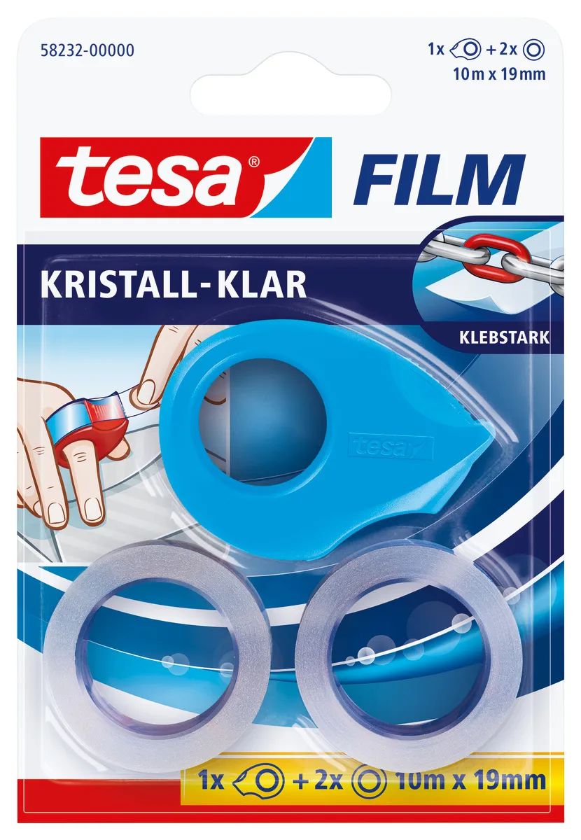 Tesa 58232 - 1,9 cm - 10 m - Blau - 1 Stück(e)
