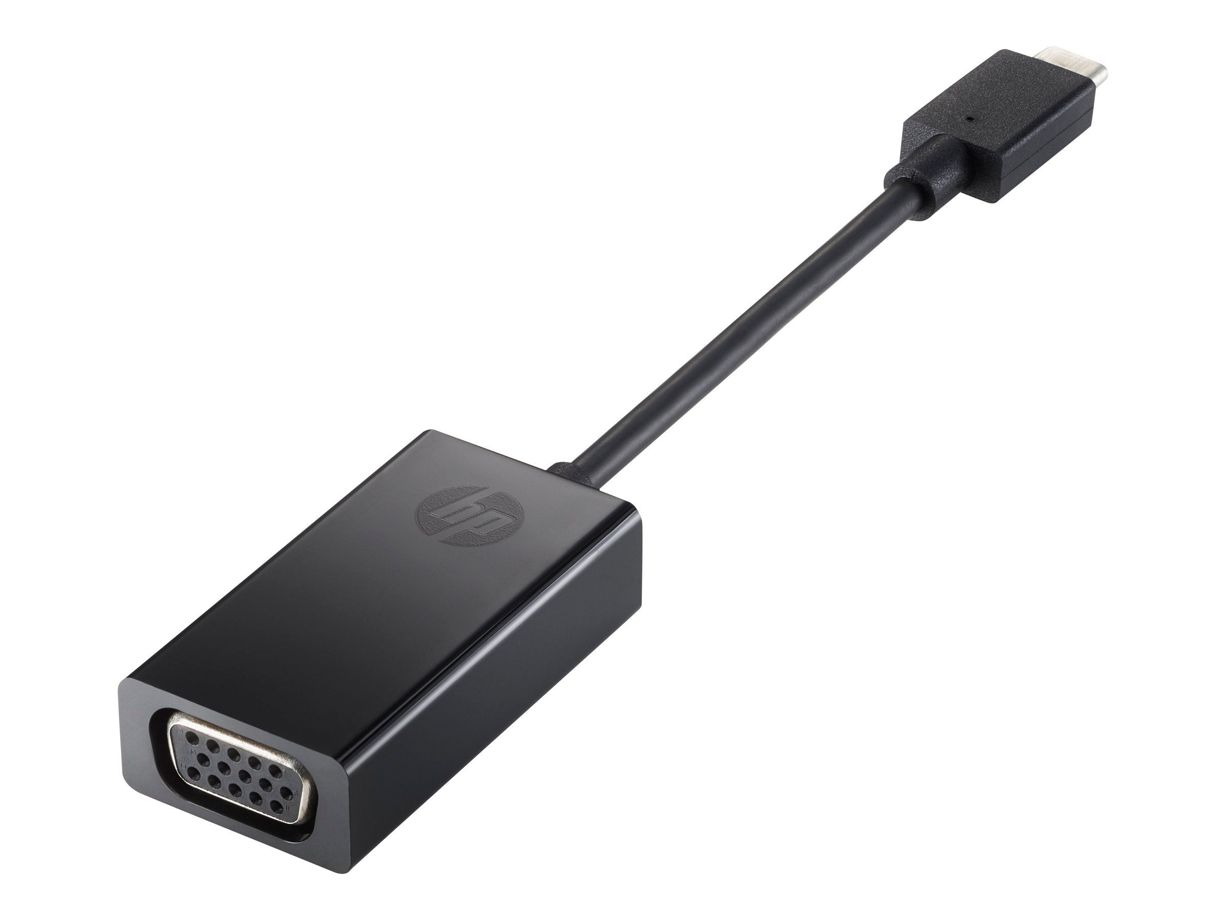 HP Externer Videoadapter - USB-C - D-Sub - Schwarz
