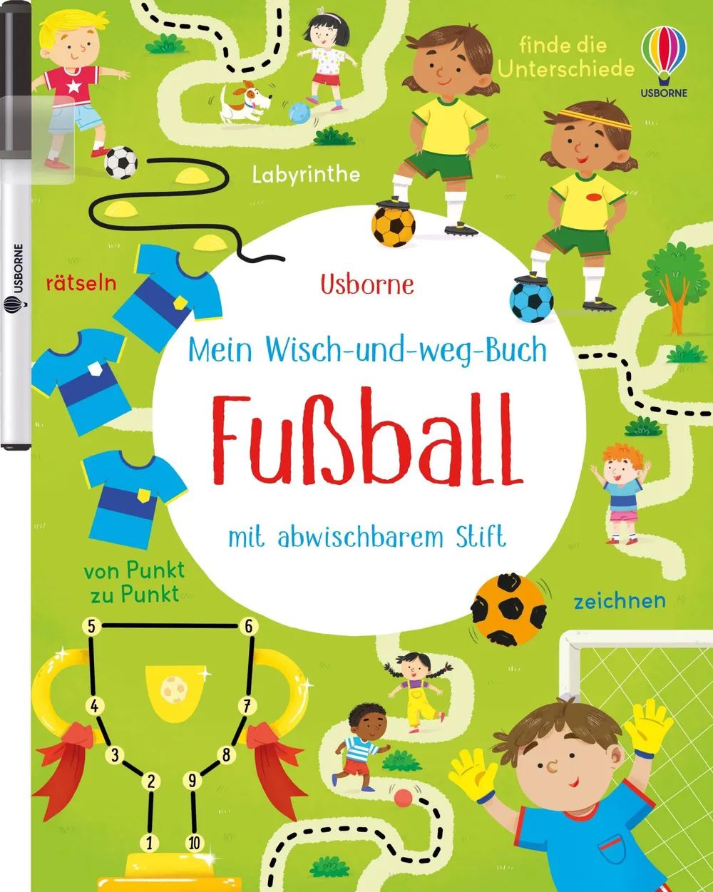 dtv Verlagsgesellschaft mbH & Co.KG Mein Wisch-und-weg-Buch: Fußball