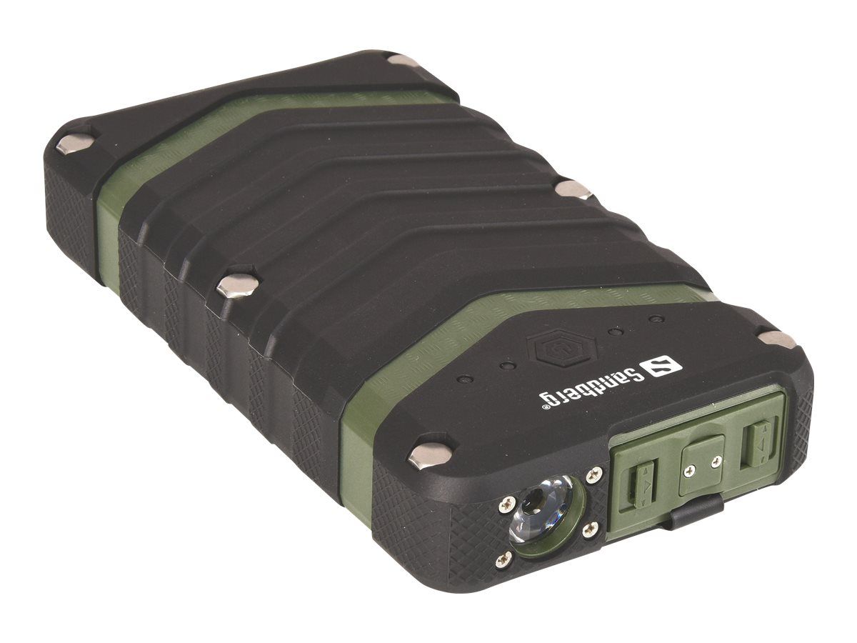 SANDBERG Survivor Powerbank 20100 - Powerbank - 20100 mAh - 3.9 A - 2 Ausgabeanschlussstellen (USB)