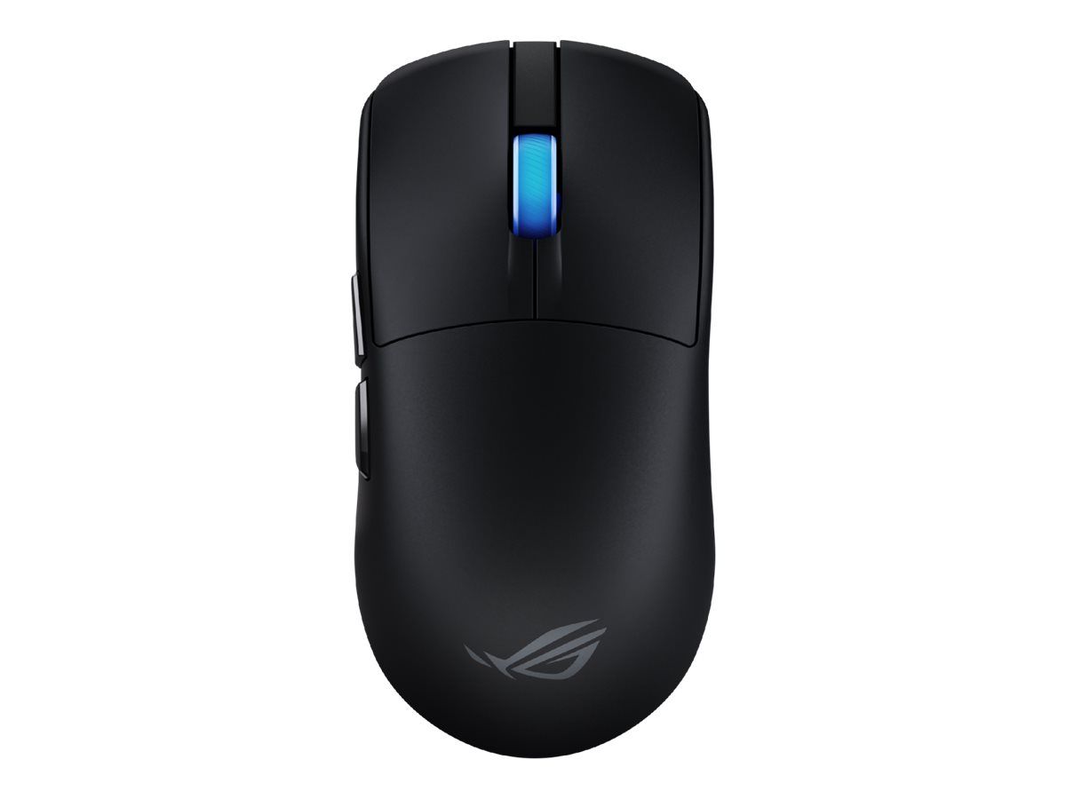 ASUS ROG Harpe II Ace - Maus - Für Rechtshänder - optisch - 6 Tasten - kabellos, kabelgebunden - USB 2.0, 2.4 GHz, Bluetooth 5.1 - kabelloser Empfänger (USB)