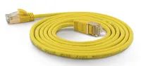 WANTEC Extra dünnes CAT7 SSTP Patchkabel - 1 m - Cat7 - S/FTP (S-STP) - RJ-45 - RJ-45 - Gelb