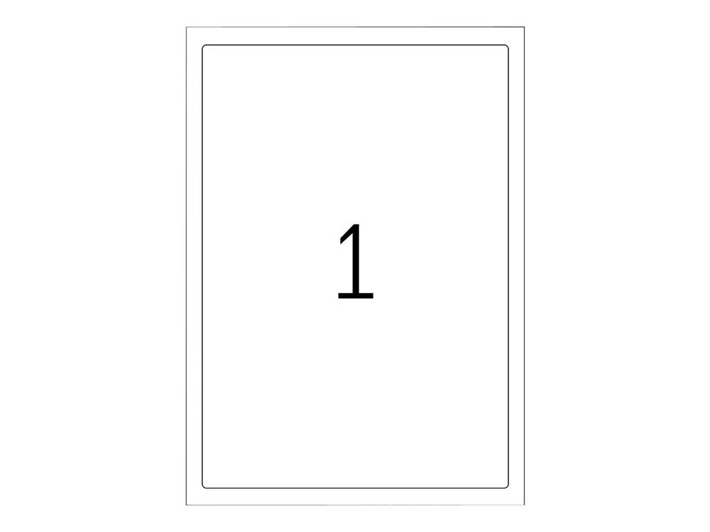HERMA Special - Selbstklebend - weiß - 190 x 275 mm 25 Stck. (25 Bogen x 1)