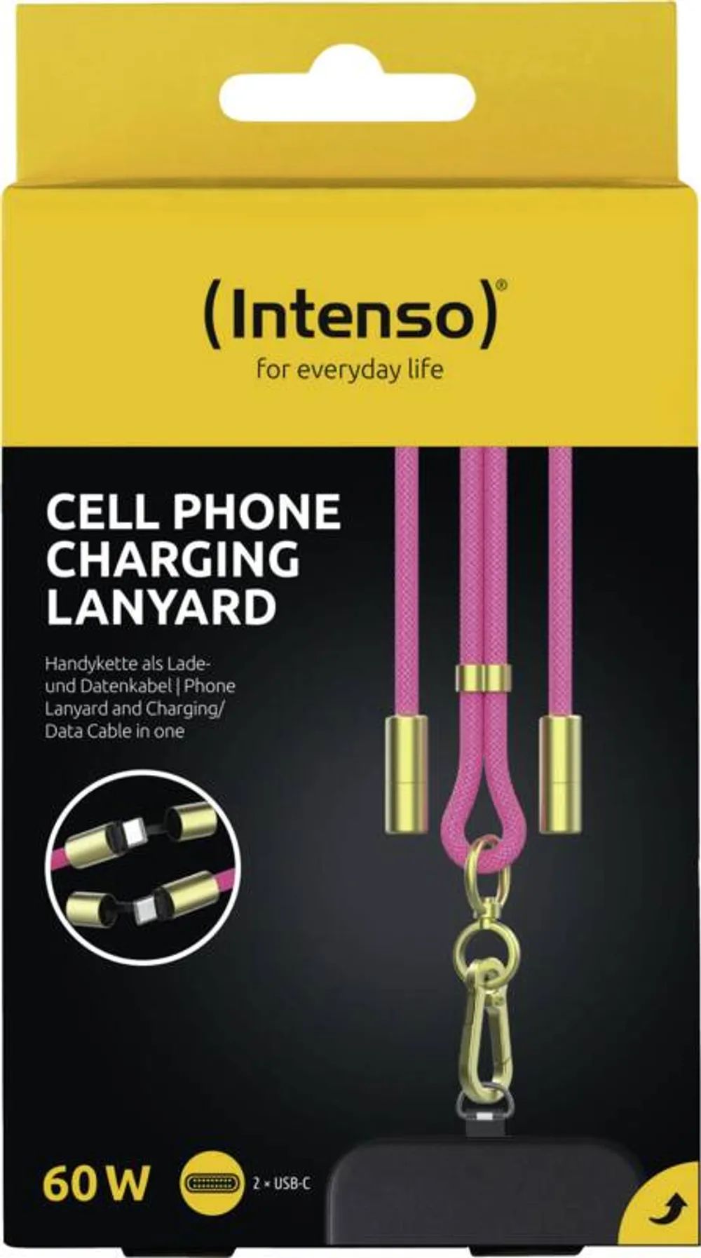 Intenso Cell Phone Charging Lanyard