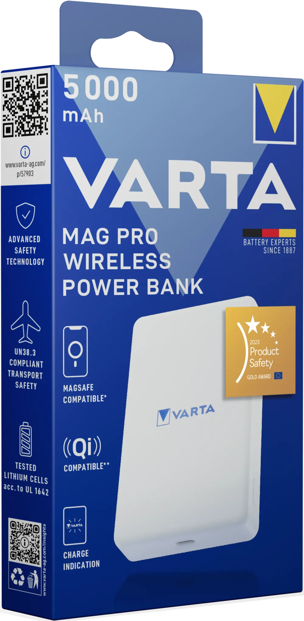 VARTA Mag Pro Wireless Power Bank 5000 Box