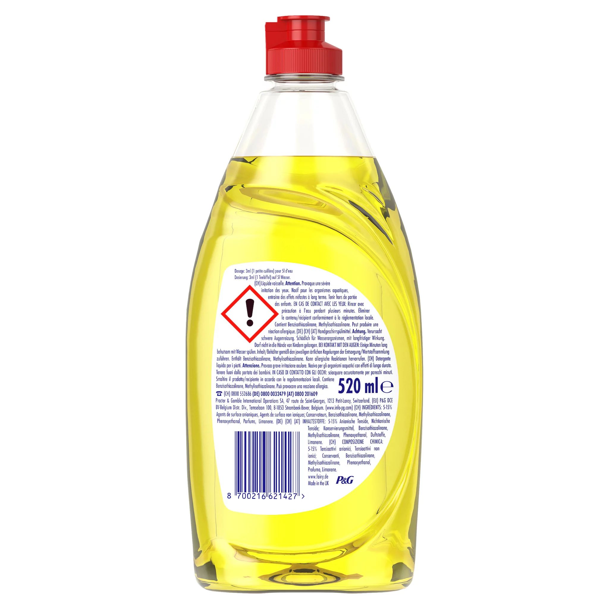 Fairy Handspülmittel Zitrone, 520ml
