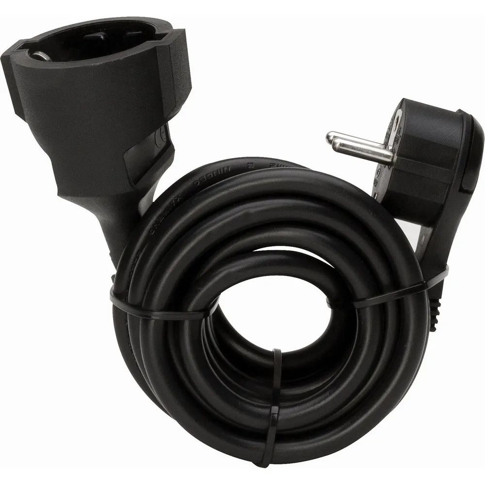 Heinrich Kopp Kopp Verlängerung Schutzkontakt-Flachstecker und Schutzkontakt-Kupplung - Kabel - Verlängerungskabel