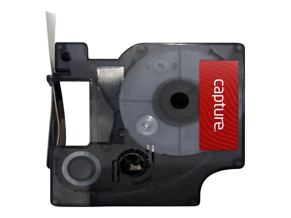 Capture CA-S0720500 - Schwarz auf transparent - Polyester - -18 - 90 °C - DYMO - LabelManager - LabelWriter 450 DUO - 1,2 cm