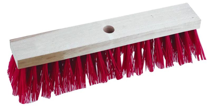 CIMCO Strassenbesen ohne Stiel, Farbe rot, 400mm