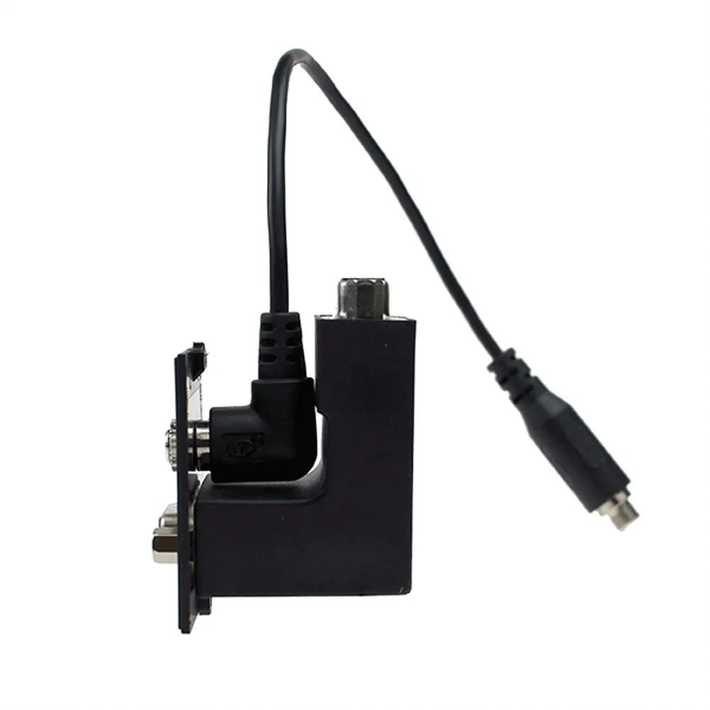 BACHMANN Rahmen 1xVGA+Klinke, 90° Abgang seitlich
