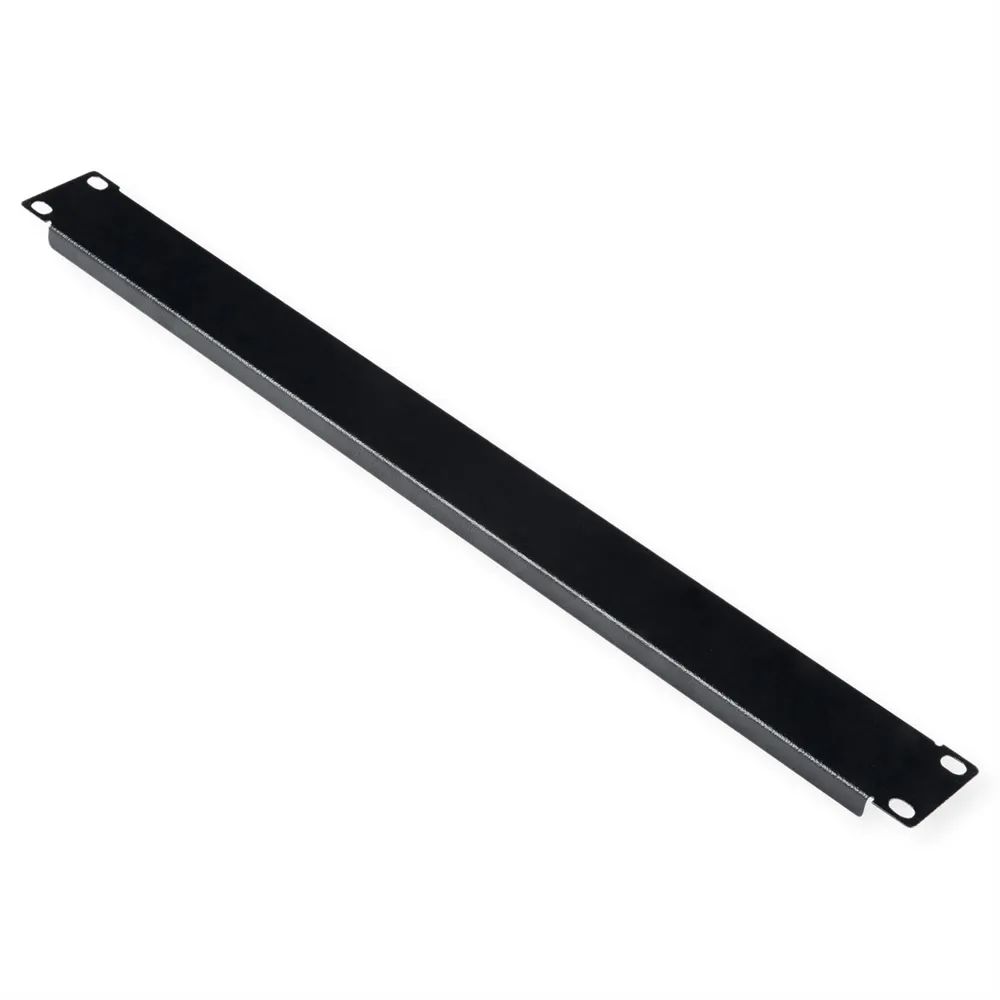 ROLINE Blindabdeckung - Jet Black, RAL 9005 - 1U - 48.3 cm (19")