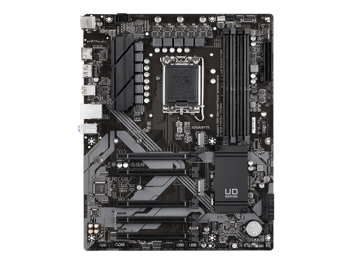 Gigabyte B760 DS3H DDR4 - 1.0 - Motherboard - ATX - LGA1700-Sockel - B760 Chipsatz - USB-C 3.2 Gen 2x2, USB-C 3.2 Gen 1, USB 3.2 Gen 2, USB 3.2 Gen 1 - Gigabit LAN - Onboard-Grafik (CPU erforderlich)