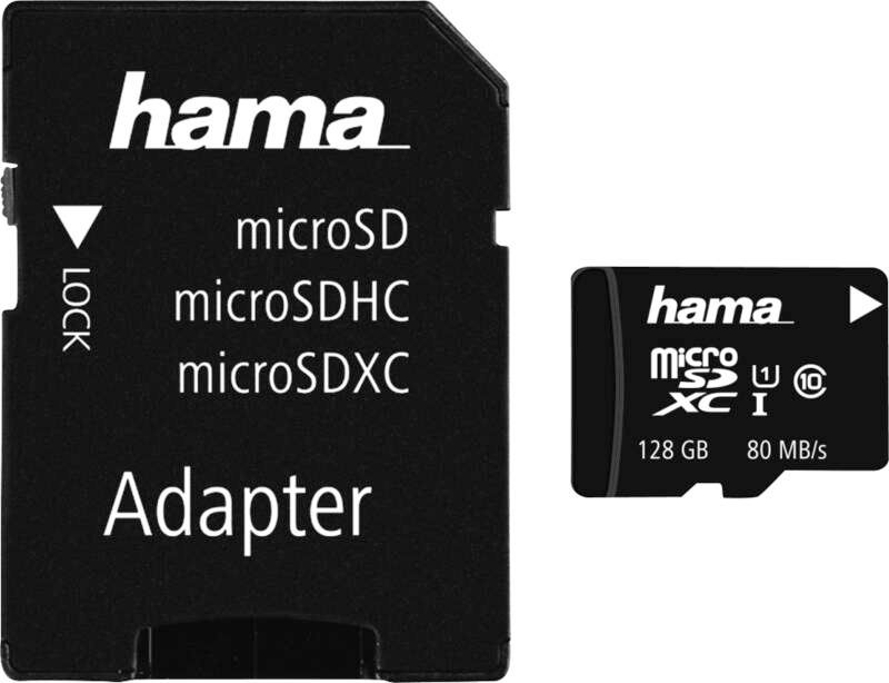 Hama 124158 mSDXC 128GB C10 UI V10 80MB/s +A/M