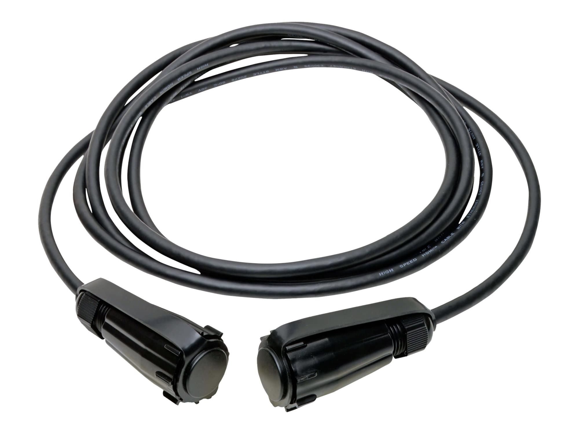Eaton Tripp Lite HDMI Cable High-Speed 2 IP68 Connectors Industrial Ethernet 10ft