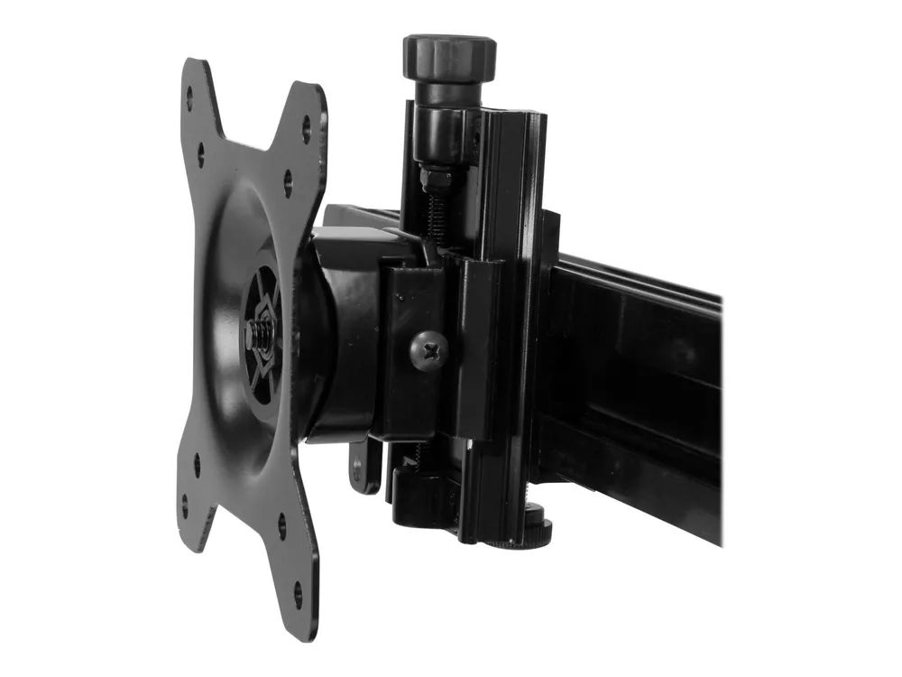 StarTech.com Dual-Monitorhalter - Monitor Halterung für zwei Displays - Aufstellung - einstellbarer Arm - für LCD-Display - Kunststoff, Stahl, Aluminium - Schwarz - Bildschirmgröße: 61 cm (24")