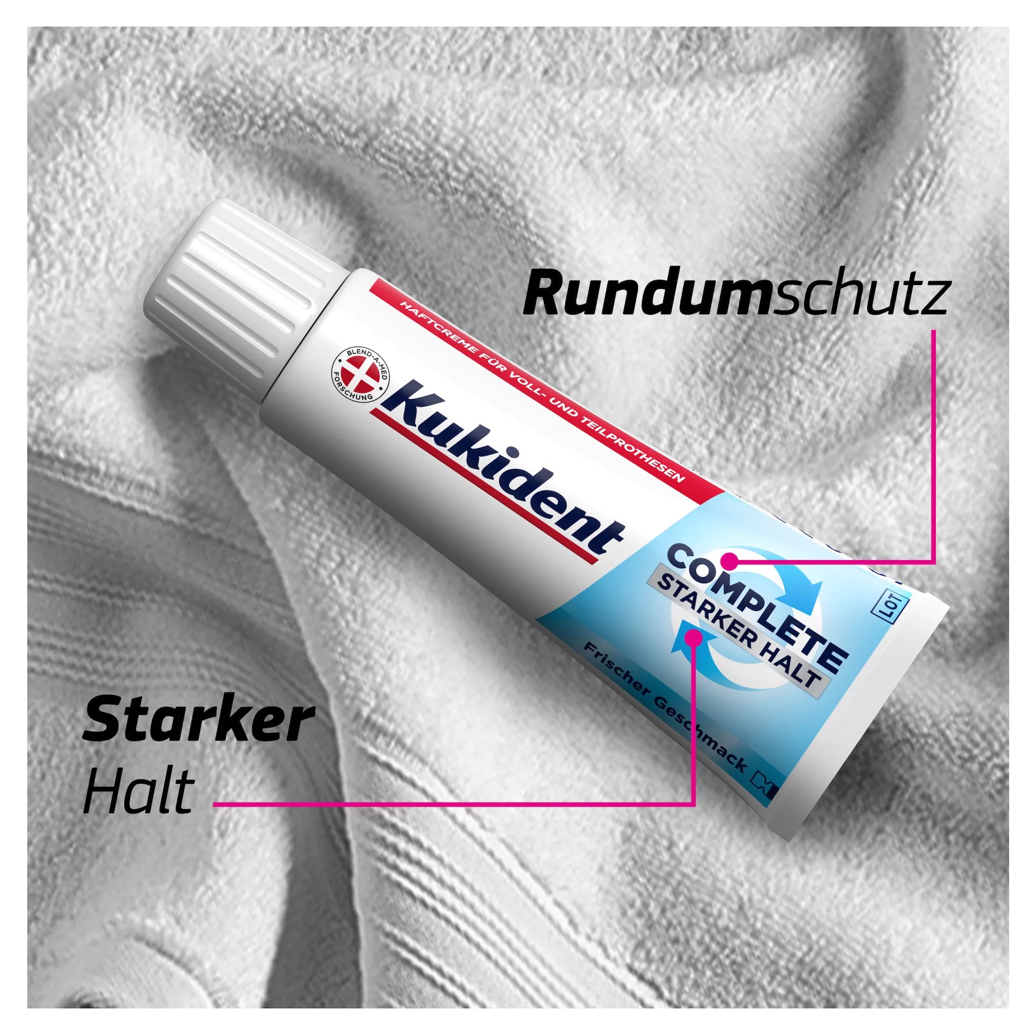 Kukident Haftcreme Complete Frischer Geschmack 47g