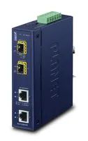 Planet IP30 2x GE to SFP Media Converter IGT-2205AT - Converter - Glasfaser (LWL)