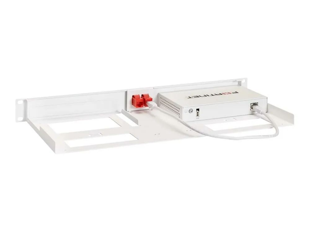 Rackmount.IT RM-FR-T17 - Montagesatz für Netzwerkgeräte - Rack montierbar - weiß, RAL 9003 - 1U - 48.3 cm (19")