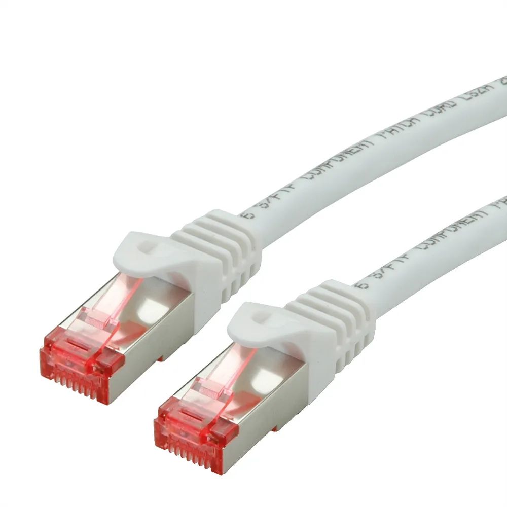 ROLINE Patchkabel Cat.6 S/FTP (PiMF), Component Level, LSOH, weiß, 2 m