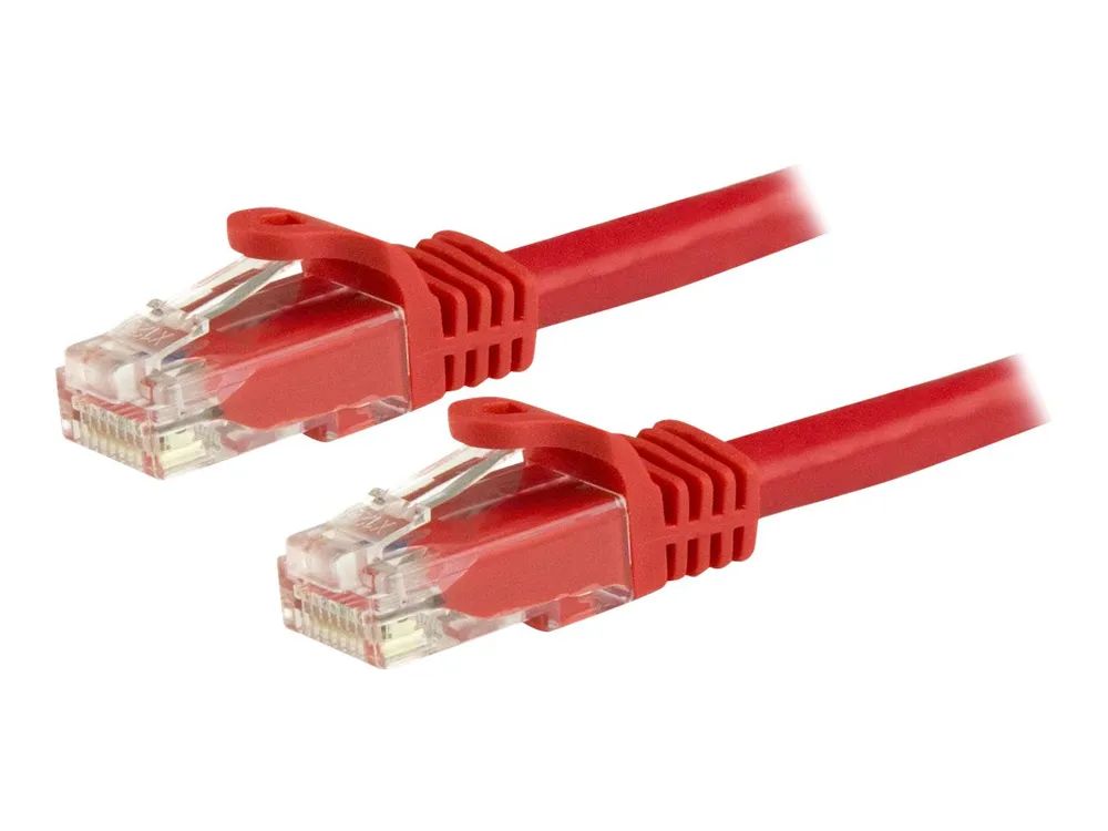 StarTech.com 1,5m CAT6-Kabel - Patchkabel - rot - Snagless - Patch-Kabel - RJ-45 (M)