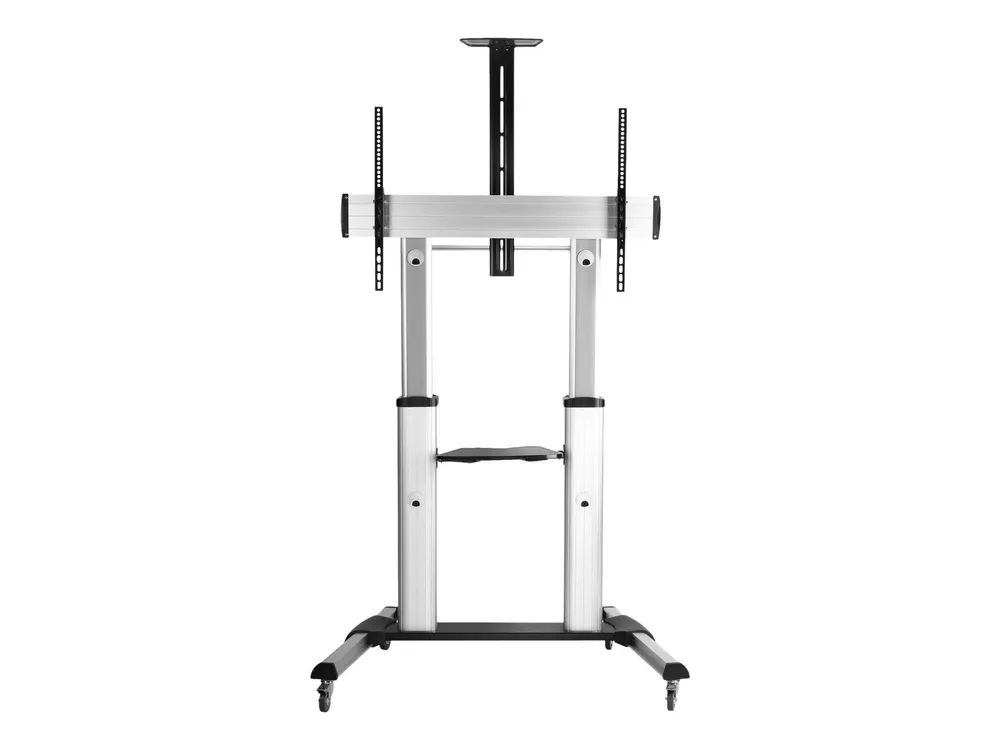 Equip Pro - Wagen - für LCD TV - Kunststoff, Aluminium, Stahl - Schwarz, Silber - Bildschirmgröße: 152.4-254 cm (60"-100")