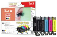 Peach PI100-140 - Kompatibel - Schwarz - Cyan - Foto schwarz - Gelb - Canon - Multi pack - Pixma IP 4850 - Pixma IP 4950 - Pixma IX 6500 Series - Pixma IX 6520 - Pixma IX 6550 - Pixma MG 5140,... - 5 Stück(e)