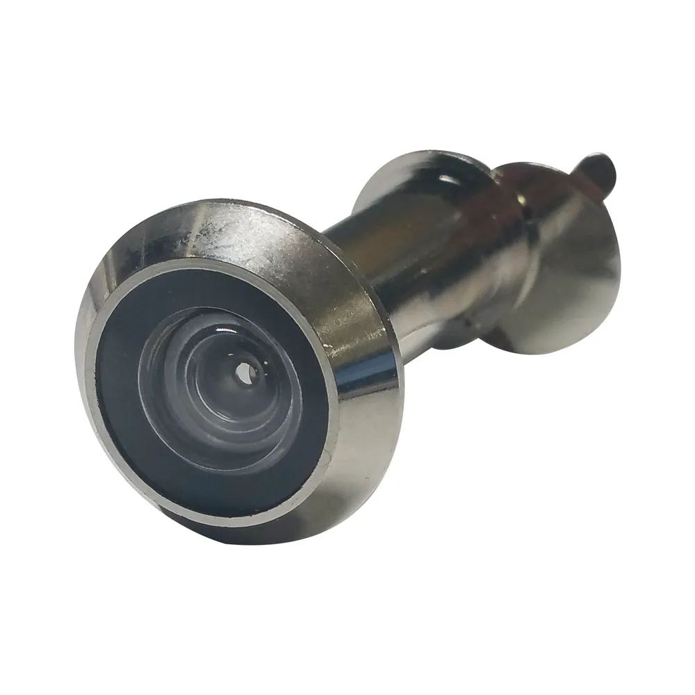 Mirillas Opticas,s.l.  Türgucker ø 14 mm, Weitwinkel 200°, TS 35-55 mm, Messing vernickelt matt
