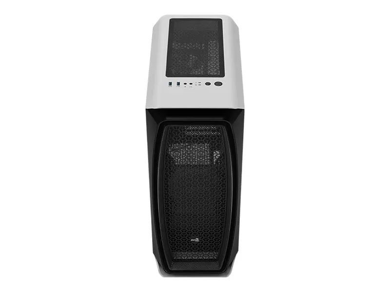 AEROCOOL ADVANCED TECHNOLOGIES AeroCool Aero One-G-WT-v1 - White Edition - Tower - ATX - Seitenteil mit Fenster (gehärtetes Glas)
