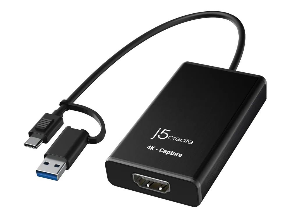 j5create JVA11 - Videoaufnahmeadapter - USB 3.2 Gen 1, USB-C 3.2 Gen 1