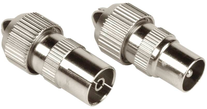 Hama 205211 KOAX-SET METALL, ST./KUP.