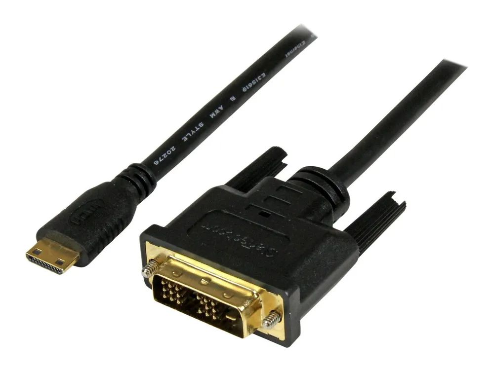 StarTech.com 2m Mini HDMI auf DVI Kabel - mini HDMI Typ-C / DVI-D Adapterkabel