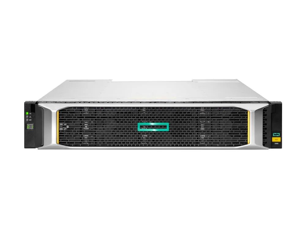 HPE Modular Smart Array 2060 10GbE iSCSI LFF Storage - 6th Generation - Festplatten-Array - 0 TB - 12 Schächte (SCSI)