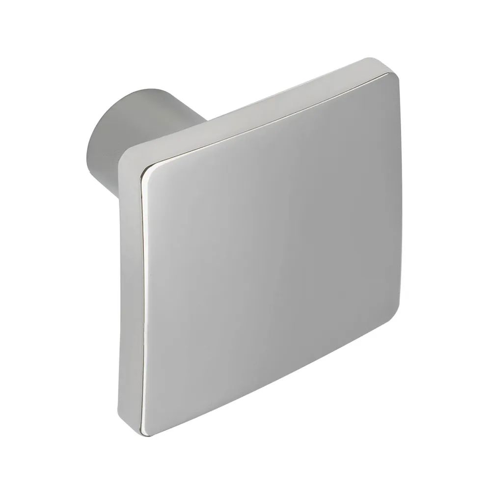 Estamp Knopf Lugus Breite 32 mm, Tiefe 24 mm, ZN verchromt poliert