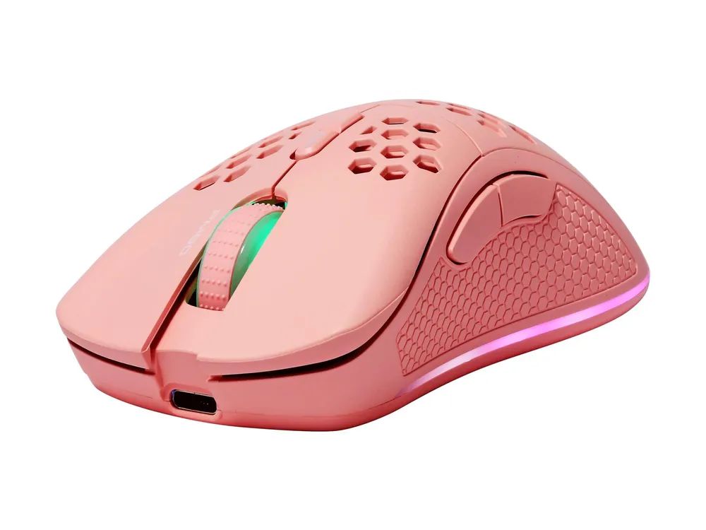 Deltaco GAMING PM80 - Maus - 7 Tasten - kabellos, kabelgebunden - 2.4 GHz - kabelloser Empfänger (USB)